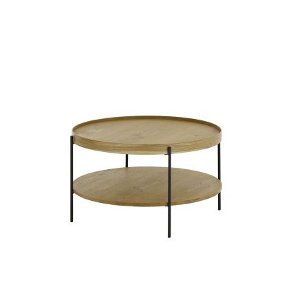 Konferenční stolek FURNI 80 cm dub