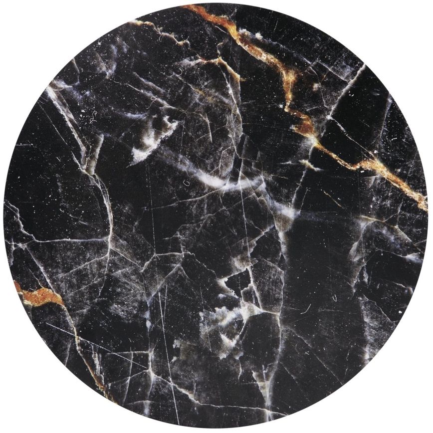 Konferenční stolek HARISSA 42 cm černá/černý mramor