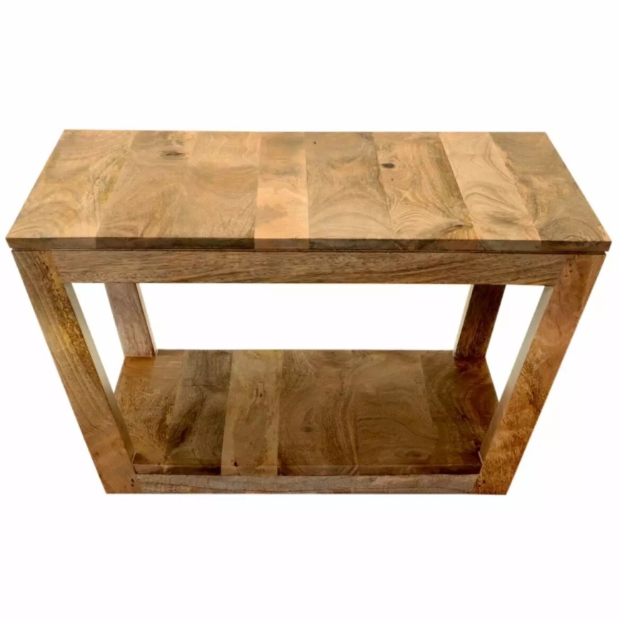 Konferenční stolek HINA 80x80 cm masiv/mangovník