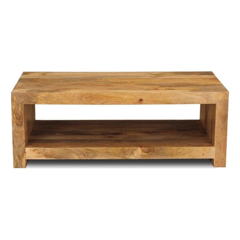 Konferenční stolek HINA 90x60 cm masiv/mangovník