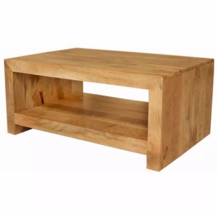 Konferenční stolek HINA 90x60 cm masiv/mangovník