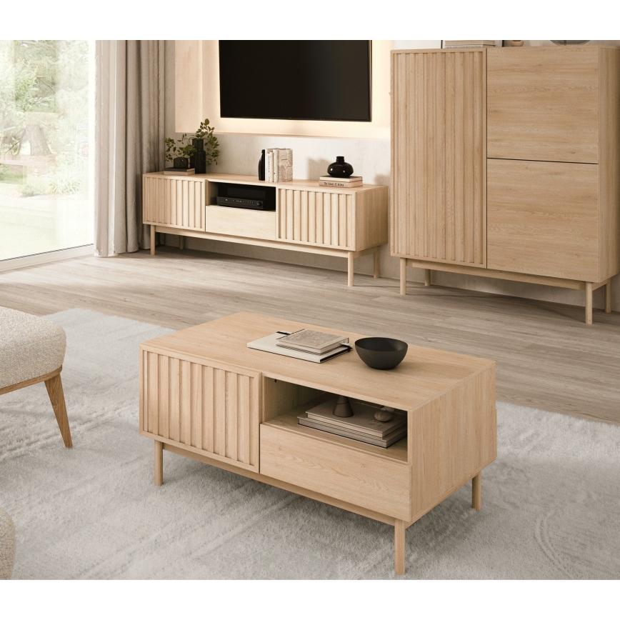 Konferenční stolek KIOTO 106x53 cm dub cremona