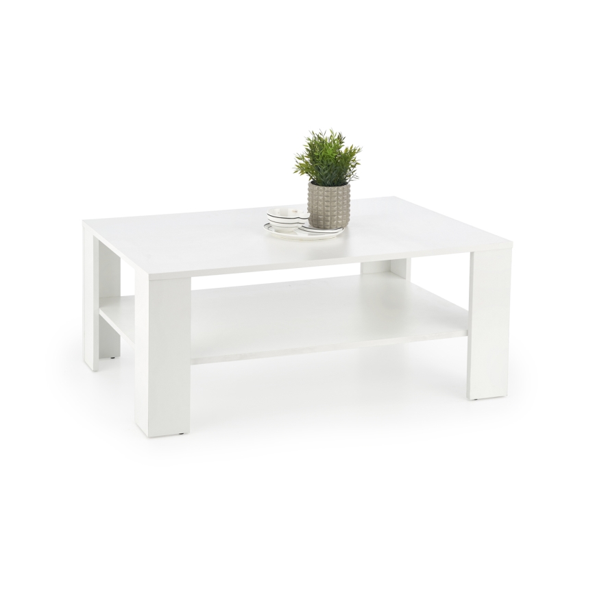 Konferenční stolek KWADRO 110x65 cm bílá