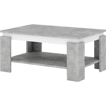 Konferenční stolek LUNO šedá beton/antracit