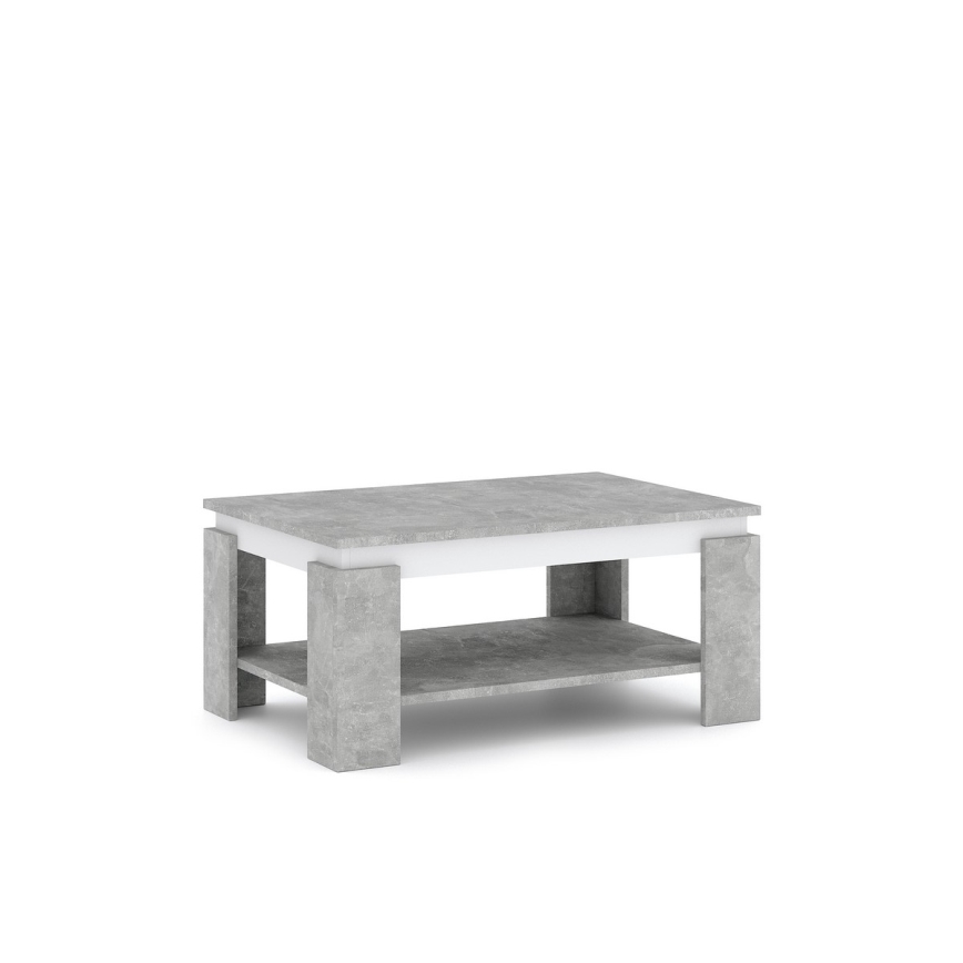 Konferenční stolek LUNO šedá beton/antracit