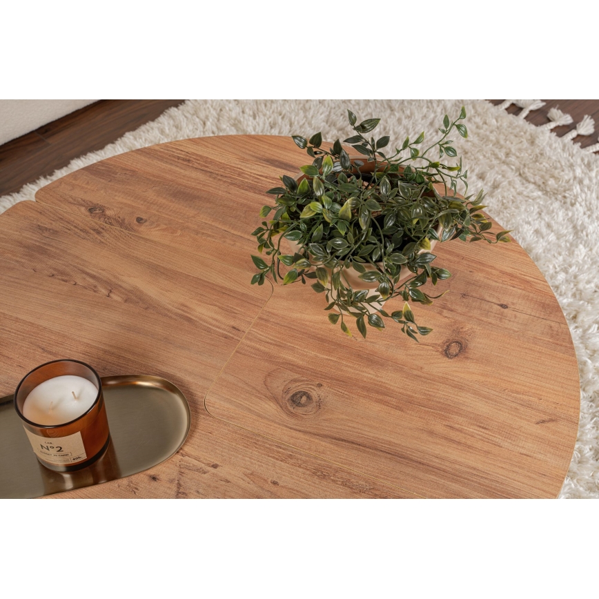 Konferenční stolek LUVIA 90 cm borovice