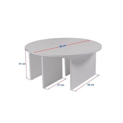 Konferenční stolek LUVIA dekor mramor béžová