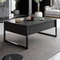 Konferenční stolek LUXE 40x90 cm antracit/černá