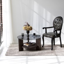 Konferenční stolek MONDO 40x75 cm borovice/černá