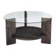 Konferenční stolek MONDO 40x75 cm borovice/čirá