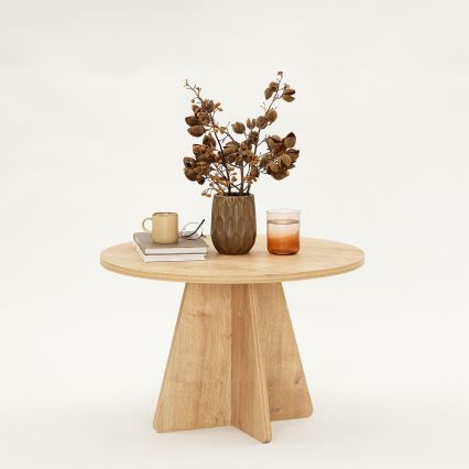 Konferenční stolek MUSHROOM 60 cm dub safírový