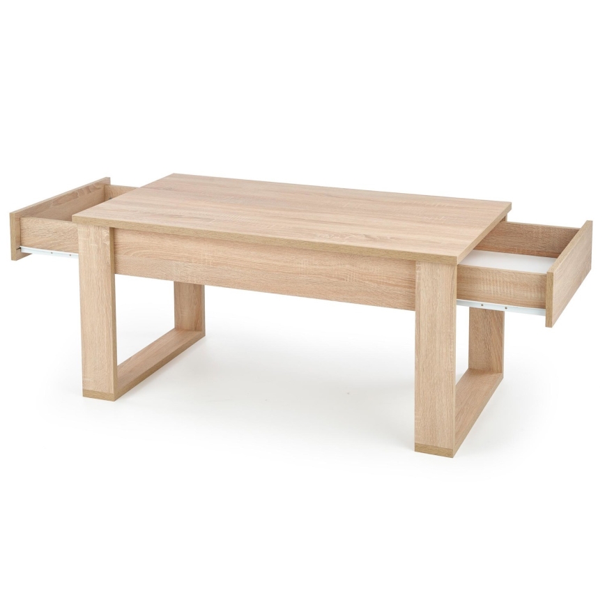 Konferenční stolek NEA 110x60 cm béžová/dub sonoma