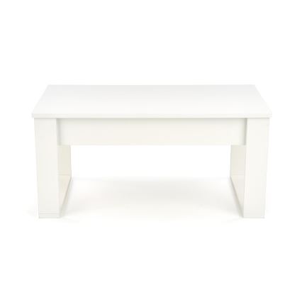 Konferenční stolek se zásuvkami NEA 52x110 cm bílá