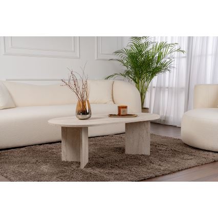 Konferenční stolek NEL 119x60 cm béžová