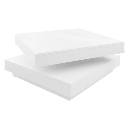 Konferenční stolek NENANI 70x70 cm bílá