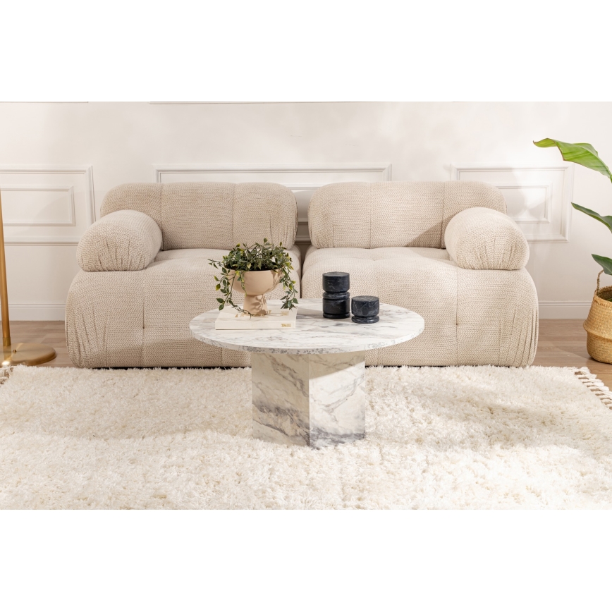 Konferenční stolek NOVA 40x80 cm dekor mramoru