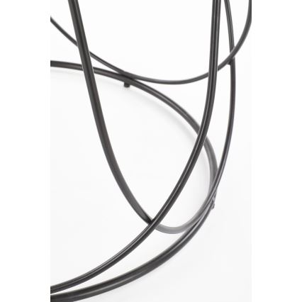 Konferenční stolek NUBIRA 60 cm černá/hnědá