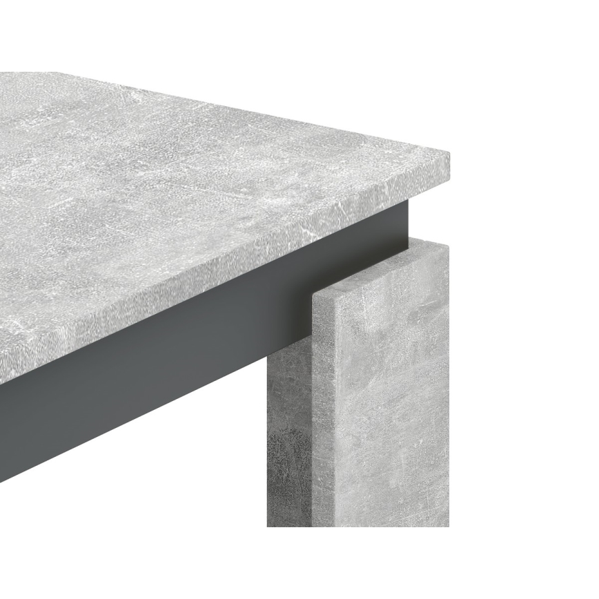 Konferenční stolek OLAF šedá beton/antracit