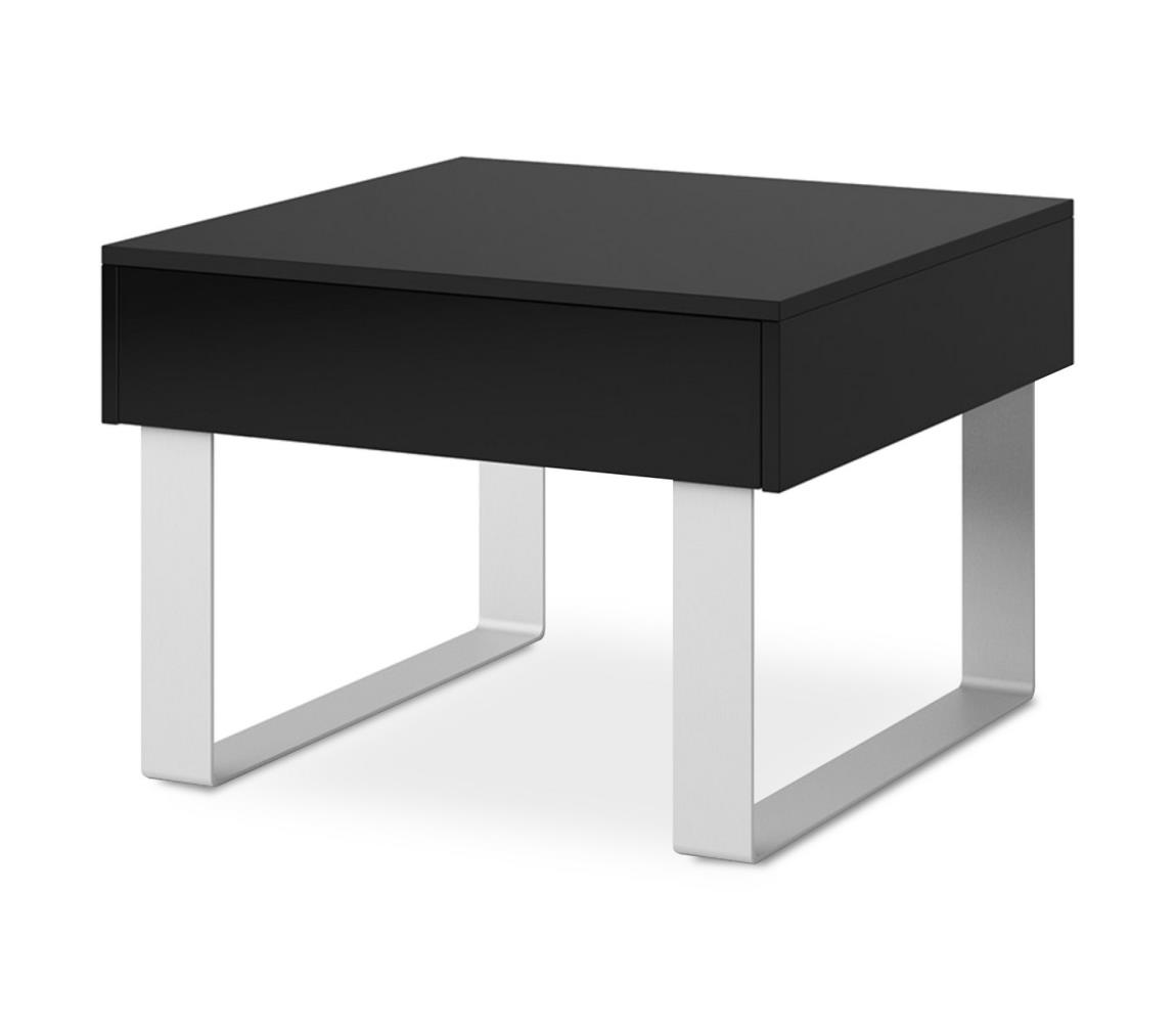 Konsimo Sp. z o.o. Sp. k. Konferenční stolek PAVO 45x63,5 cm lesklá černá 
