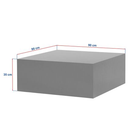 Konferenční stolek PRIZMA 90x90 cm dub