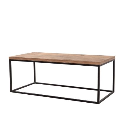 Konferenční stolek QUANTUM 34x95 cm hnědá/černá