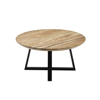 Konferenční stolek RIVA pr. 90 cm akát/černá