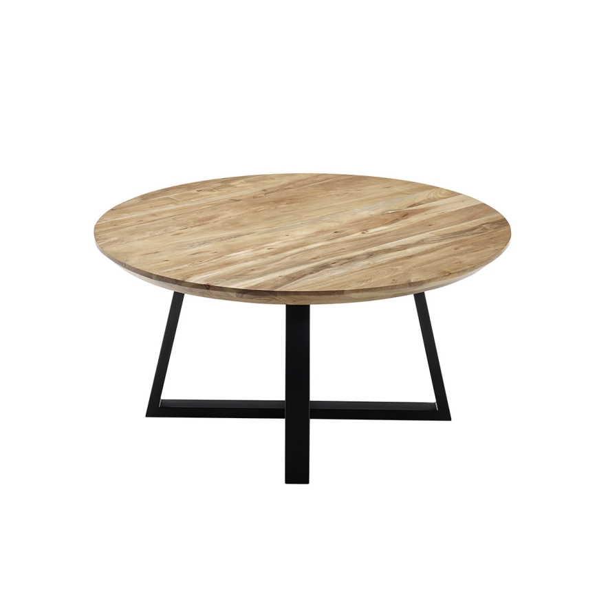 Konferenční stolek RIVA pr. 90 cm akát/černá