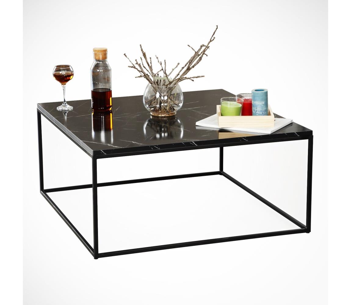  Konferenční stolek ROYAL 43x75 cm černá 
