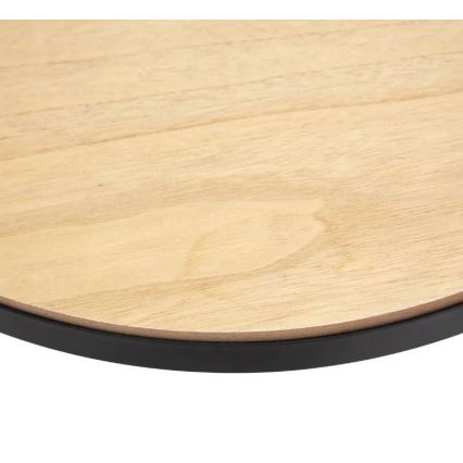 Konferenční stolek s hodinami MECA 51x49 cm