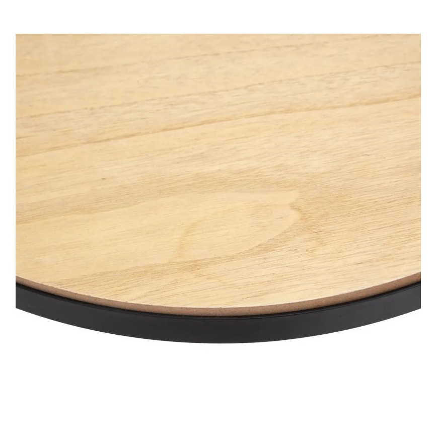 Konferenční stolek s hodinami MECA 51x49 cm