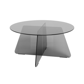 Konferenční stolek SANOS 80 cm kouřová šedá