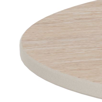 Konferenční stolek SANTORINI pr. 70 cm béžová/šedá/keramika