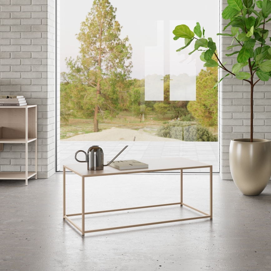 Konferenční stolek SARON 100x50 cm šedá