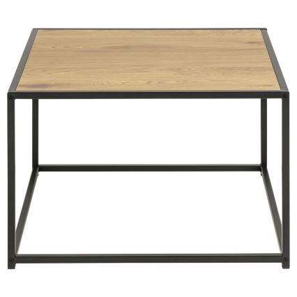 Konferenční stolek SARON 60x60 cm dub/černá