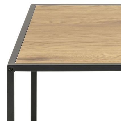 Konferenční stolek SARON 60x60 cm dub/černá