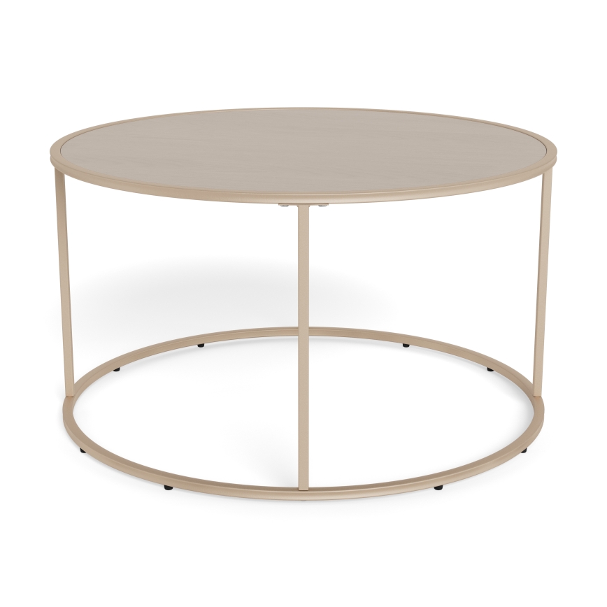 Konferenční stolek SARON pr. 80 cm šedá