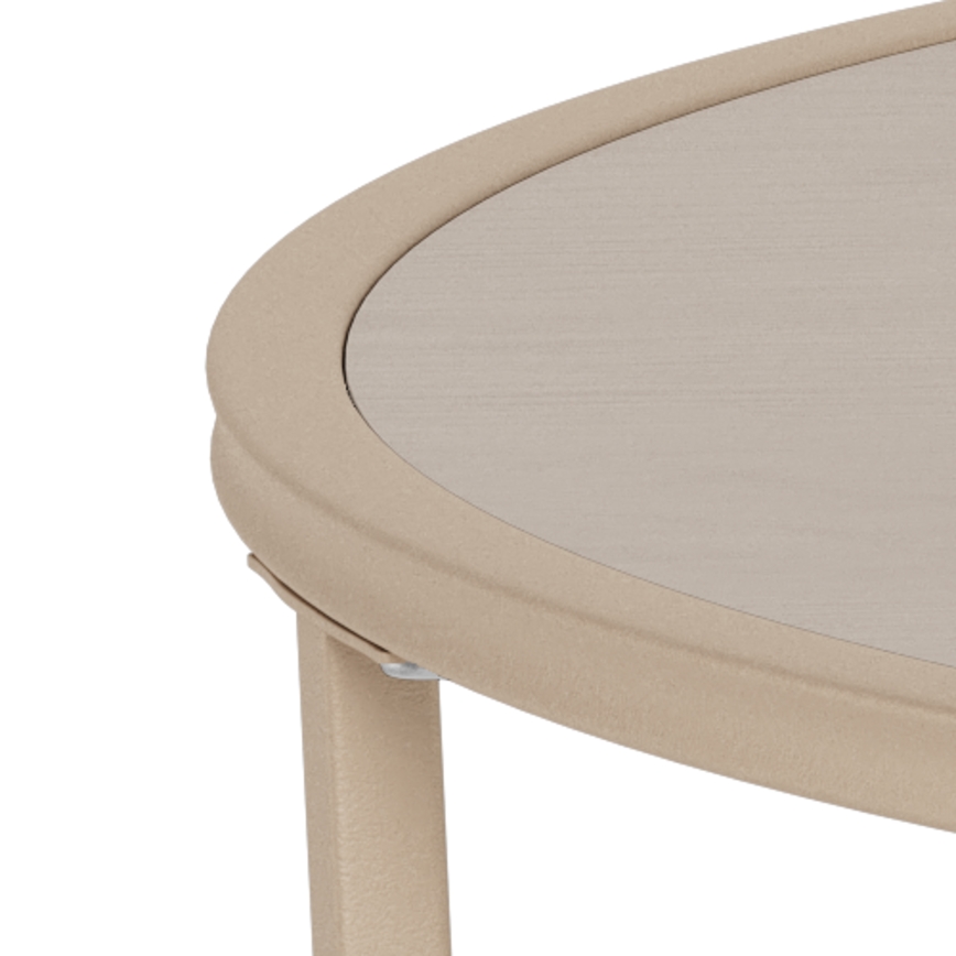 Konferenční stolek SARON pr. 80 cm šedá