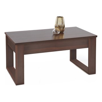 Konferenční stolek se zásuvkami NEA 52x110 cm hnědá