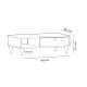 Konferenční stolek SILVER 33x90 cm antracit/béžová