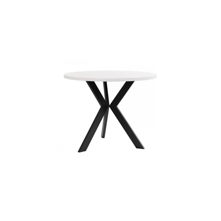 Konferenční stolek STK 50x65 cm černá/bílá