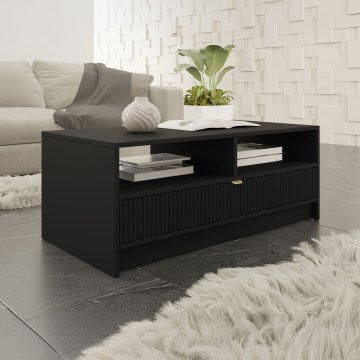 Konferenční stolek TIRENO 100x40 cm černá