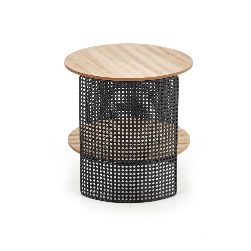 Konferenční stolek TRAFICA 41 cm černá/béžová