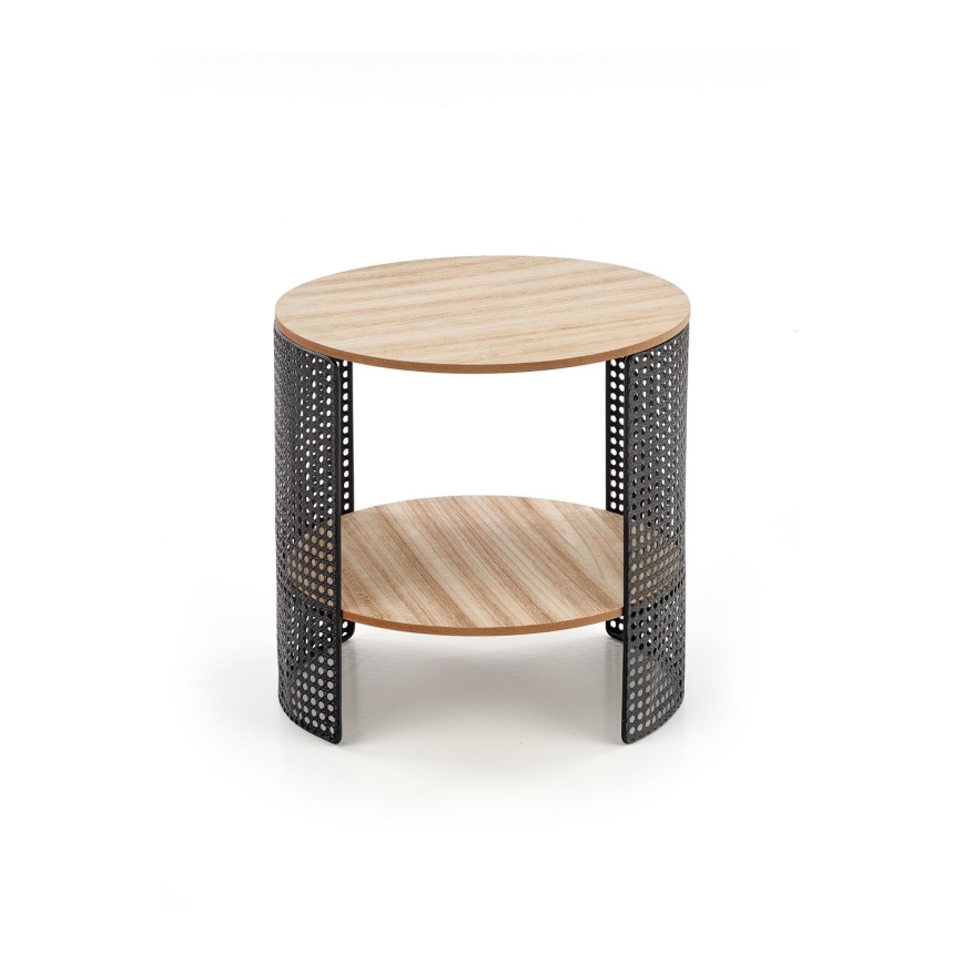 Konferenční stolek TRAFICA 41 cm černá/béžová