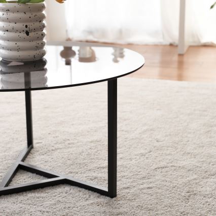Konferenční stolek TRIO 75 cm černá