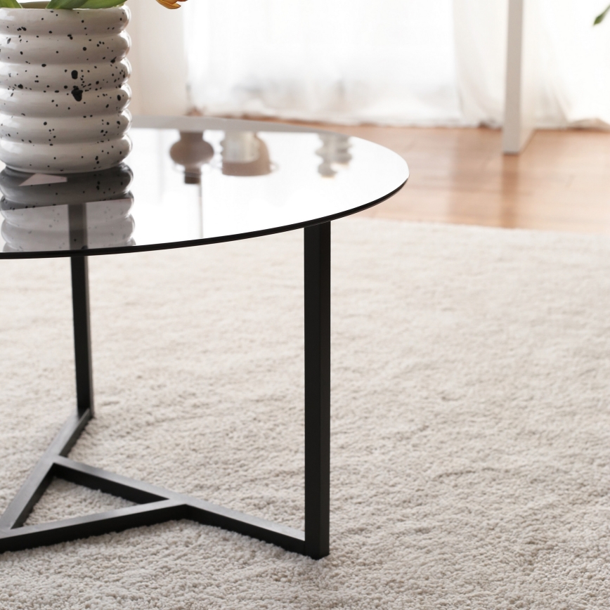 Konferenční stolek TRIO 75 cm černá