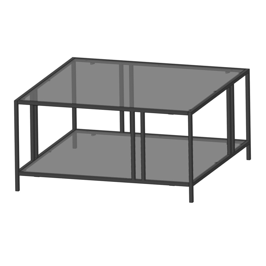 Konferenční stolek URANUS 80x80 cm černá