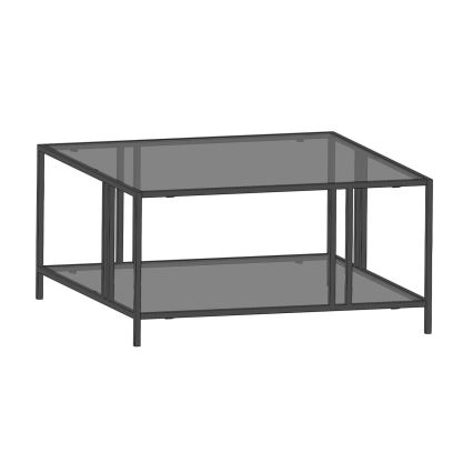 Konferenční stolek URANUS 80x80 cm černá