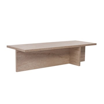 Konferenční stolek VERUM 120x45 cm travertin