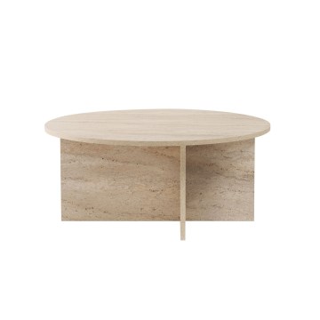 Konferenční stolek VERUM pr. 90 cm béžová