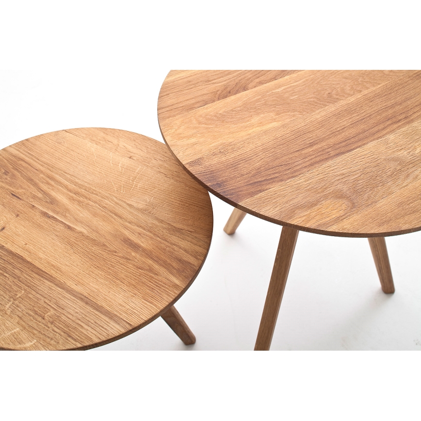 Konferenční stolek VEYLOR 50/40 cm dub